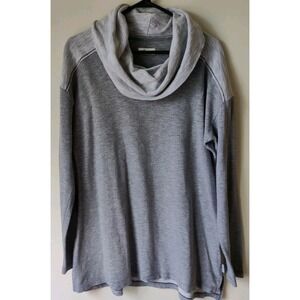 Columbia Womens Cowl Neck Pullover Sweatshirt Gray Long Sleeve Outdoor Size‎ L